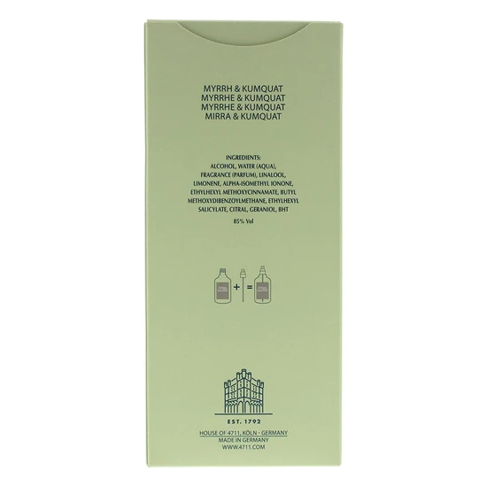 4711 Acqua Colonia Myrrh & Kumquat Eau De Cologne 170ml