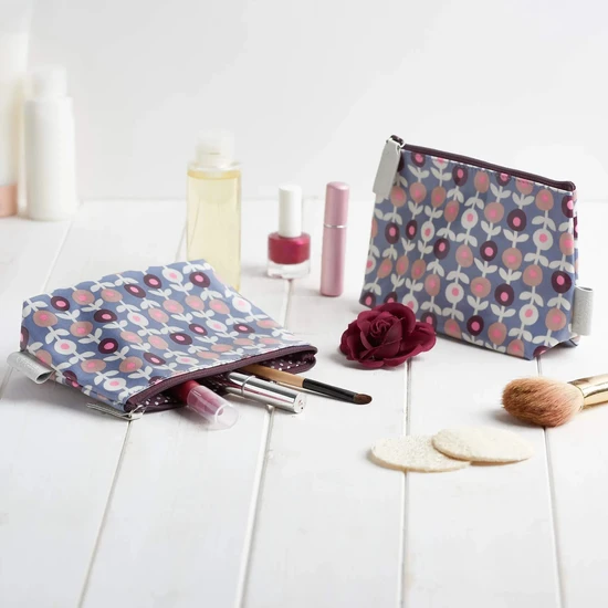 Victoria Green 'Lorton' Makeup Bag Smoke