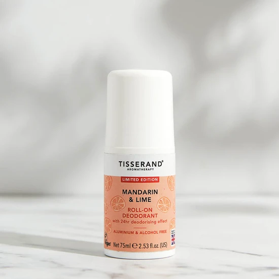 Tisserand Aromatherapy Aromatherapy Mandarin & Lime Roll-On Deodorant 75ml