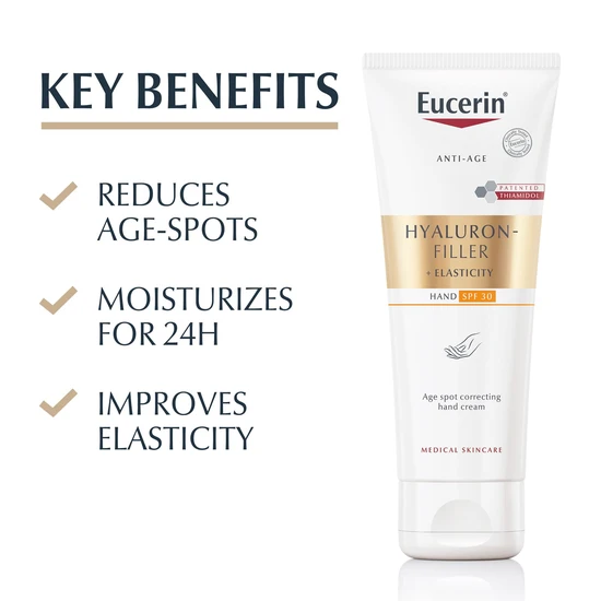 Eucerin Hyaluron-Filler + Elasticity Correcting Hand Cream SPF 30 Dark Spots 75ml