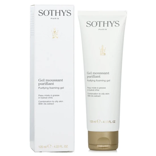 Sothys Purifying Foaming Gel For Combination To Oily Skin, With Iris Extract 125ml