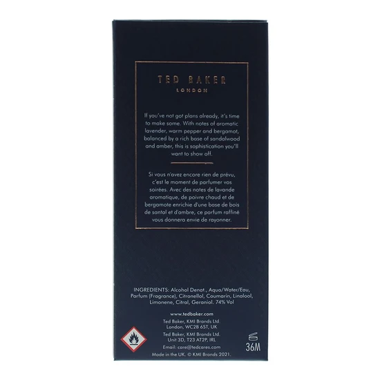 Ted Baker Skinwear Limited Edition For Men Eau De Toilette 100ml
