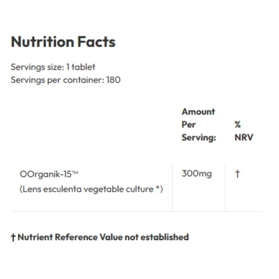 Biotics Research OOrganik- Tablets 15 Tablets