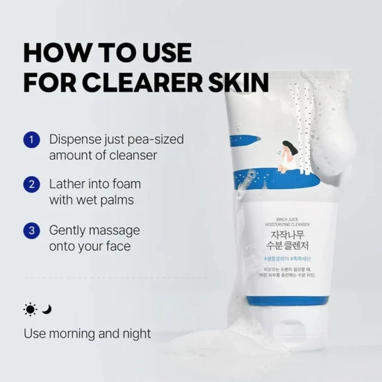 Round Lab Birch Juice Moisturising Cleanser 150ml