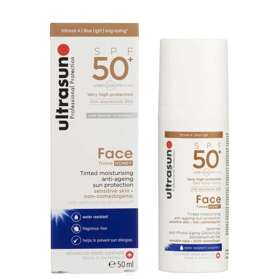 Ultrasun Tinted Face Anti-Ageing Formula SPF 50+ Honey