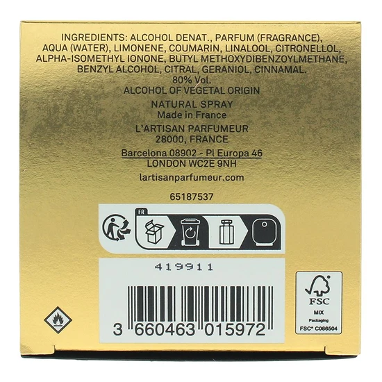 L'Artisan Parfumeur Cuir Grenat Eau De Parfum 100ml