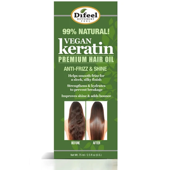 Difeel Vegan Keratin Premium Hair Oil 75ml