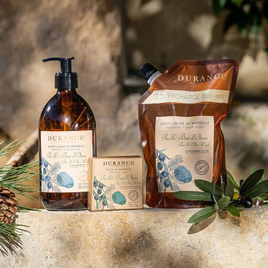 Durance Pine & Olive Wood Marseille Soap 100g