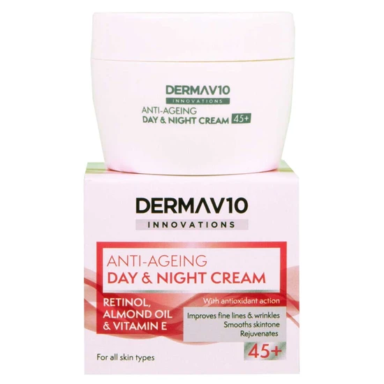 Derma V10 Anti Ageing Day & Night Cream 50ml