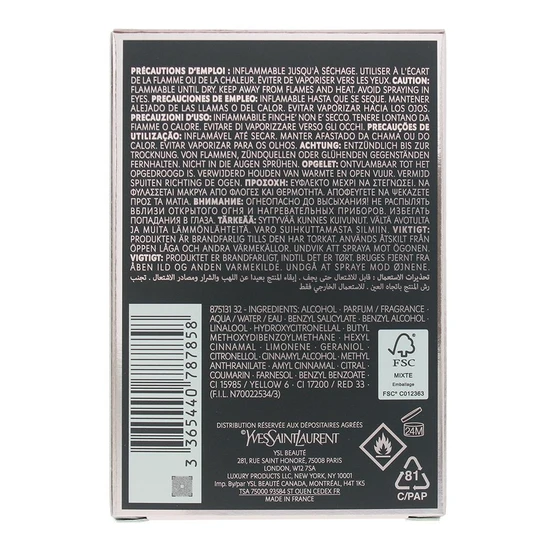 Yves Saint Laurent Black Opium Eau De Parfum 30ml