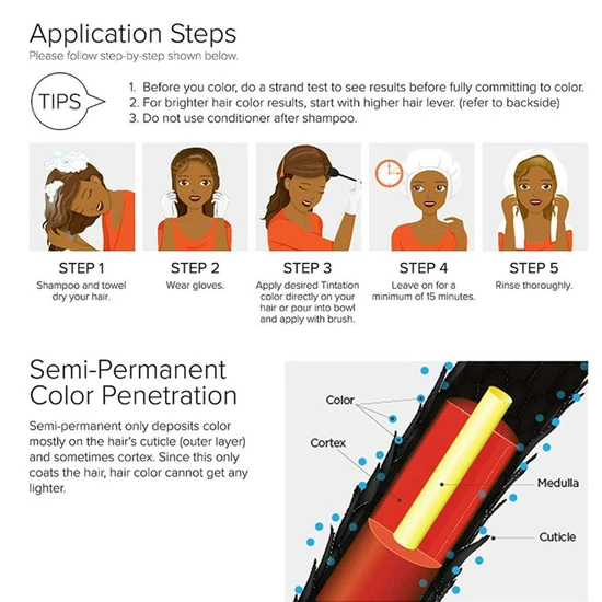 Kiss Red By Kiss Colours Tintation Semi Permanent Sapphire T222 148ml