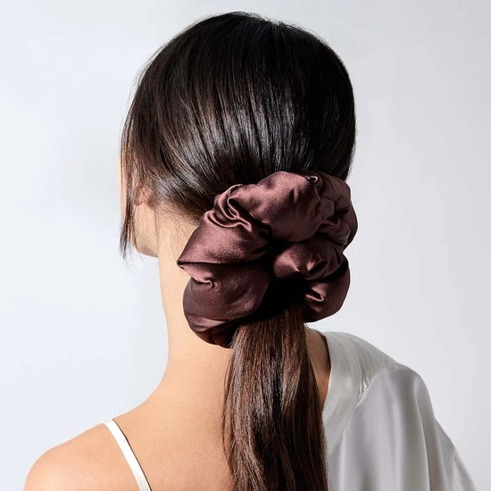 Drowsy Cocoa Glow Padded Scrunchie