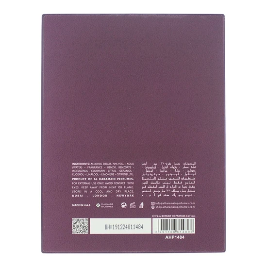 Al Haramain Amber Oud Dubai Night Extrait De Parfum 75ml