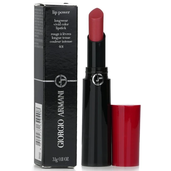 Giorgio Armani Lip Power Longwear Vivid Colour Lipstick 401 Passione