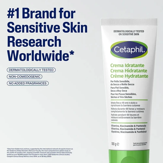 Cetaphil Moisturising Cream Dry & Sensitive Skin 100g