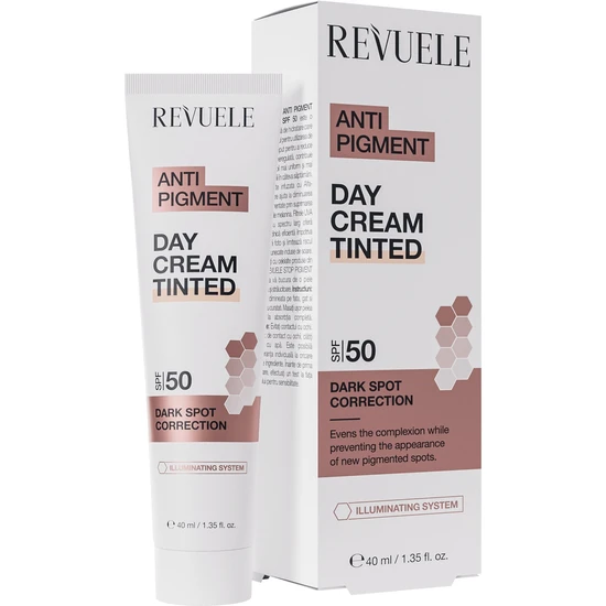 Revuele Anti Pigment Dark Spot Correction Day Cream Tinted SPF 50 40ml