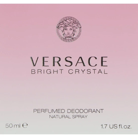 Versace Bright Crystal Deodorant Spray 50ml