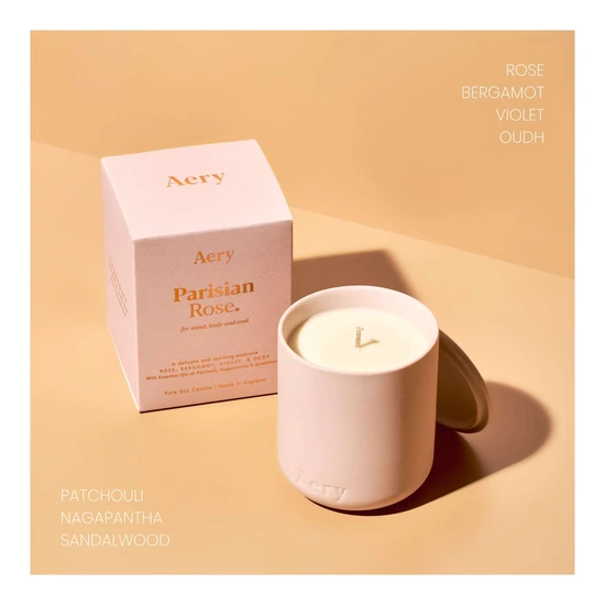 Aery Living Fernweh Parisian Rose Candle 280g