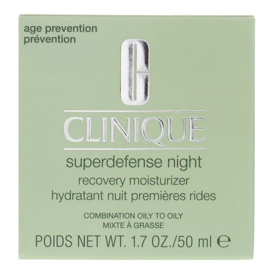 Clinique Superdefense Night Recovery Moisturiser Combination Oily to Oily