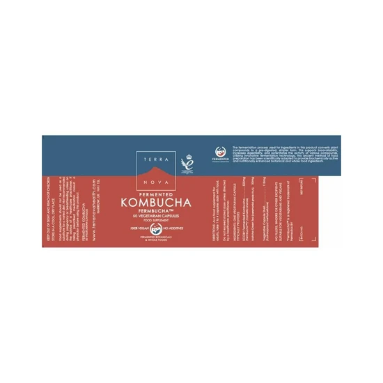 Terranova Fermented Kombucha Capsules 50 Capsules