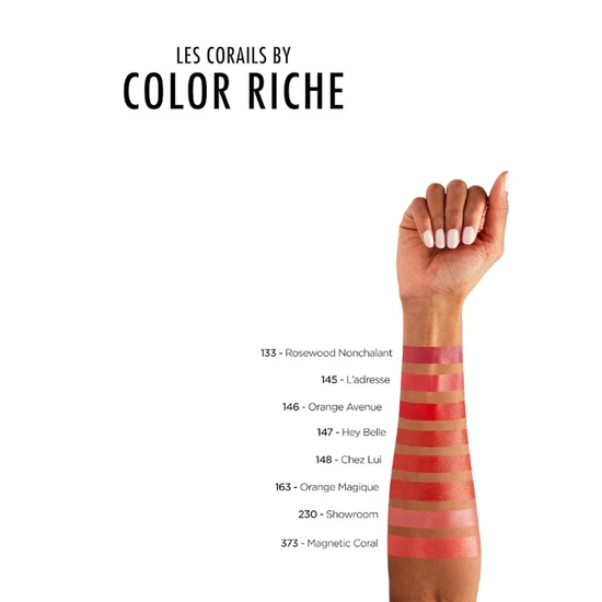L'Oreal Paris Colour Riche Satin Smooth Lipstick 373 Magnetic Coral