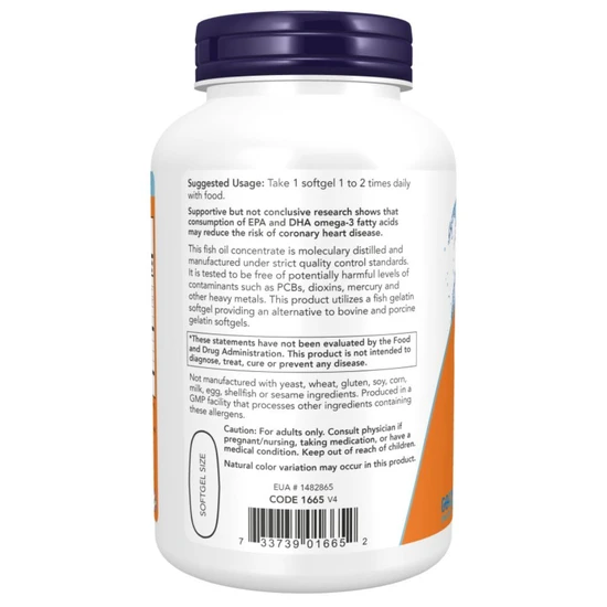 NOW Foods Ultra Omega-3 180 Softgels