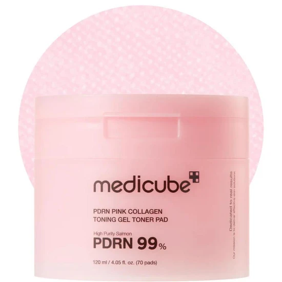 Medicube PDRN Pink Collagen Toning Gel Toner Pad 70 pads