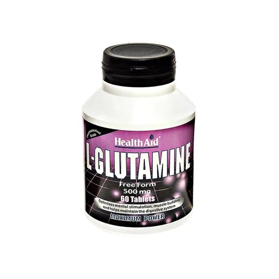 Health Aid L-Glutamine 500mg Tablets 60 Tablets