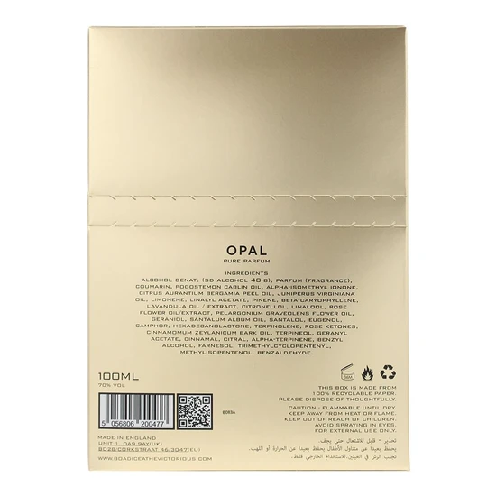 Boadicea Opal Eau De Parfum 100ml