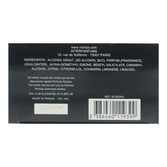 Rochas Mademoiselle In Black Eau De Parfum 90ml