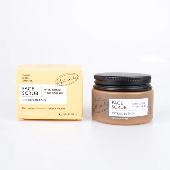 UpCircle Beauty Face Scrub Citrus Blend With Coffee + Rosehip Oil 30ml