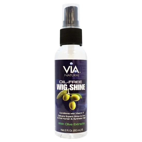 Via Natural Oil Free Wig Shine Spray 4oz