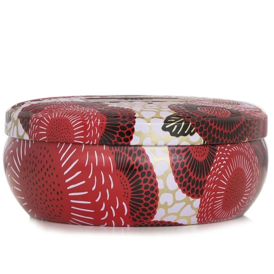 VOLUSPA 3 Wick Decorative Tin Candle Spiced Goji Tarocco Orange 340g