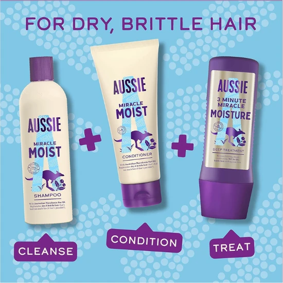 Aussie Miracle Moist Conditioner 200ml