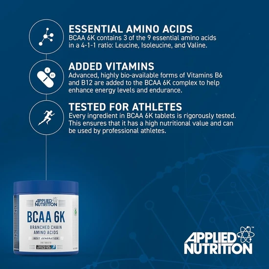 Applied Nutrition BCAA 6k Capsules 300 Capsules