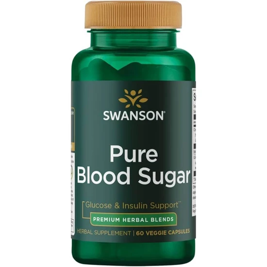 Swanson Pure Blood Sugar Capsules 60 Capsules