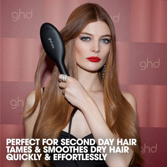 ghd Glide Hot Brush Christmas Gift Set In Black