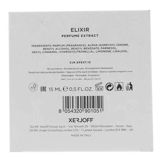 Xerjoff K Collection Elixir Perfume Extract 15ml