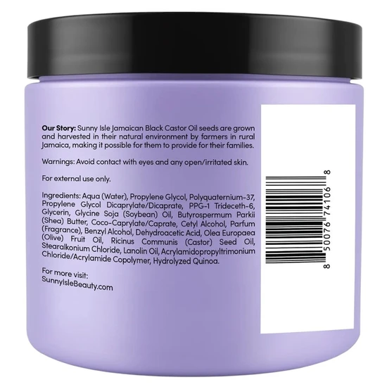 Sunny Isle Curly Girl Friendly Curl Moisturising Defining Curling Creme 16oz
