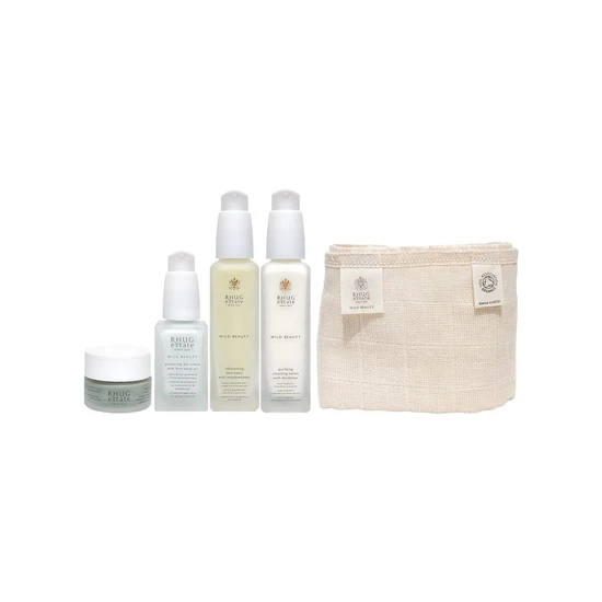 Rhug Wild Beauty Wild Foraged Skin Care Essentials Travel Set