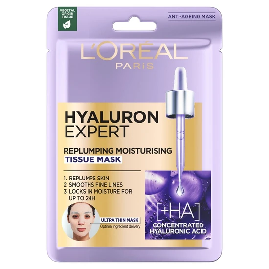 L'Oreal Paris Hyaluron Expert Replumping Ultra Thin Mask 28g