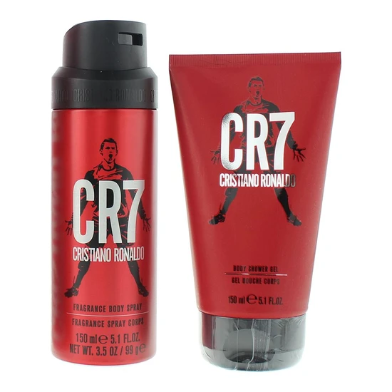 Cristiano Ronaldo CR7 Gift Set 150ml Shower Gel + 150ml Body Spray