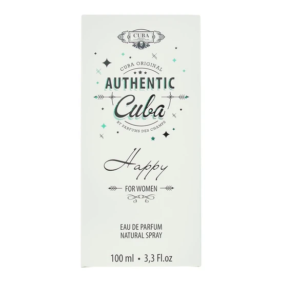 Cuba Authentic Happy Eau De Parfum 100ml