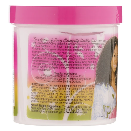 African Pride Dream Kids Olive Miracle Quick Bounce Detangling Pudding 425 g