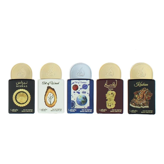 Lattafa Pride Collection No. 3 Eau De Parfum Fragrance Gift Set 5 x 20ml