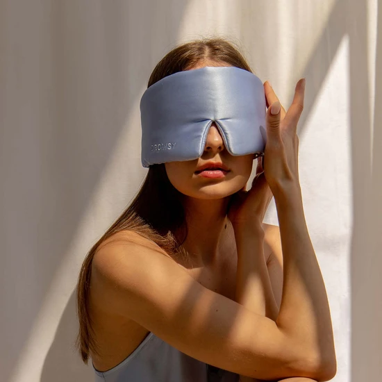 Drowsy Silk Sleep Mask Blue Belle