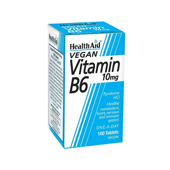 Health Aid Vitamin B6 10mg Tablets 100 Tablets