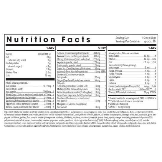 Allergy Research Group Super Greens Powder 240g