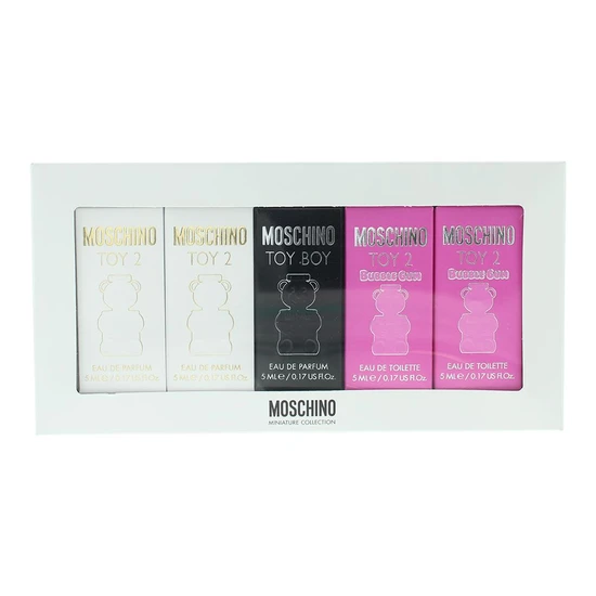 Moschino Toy Miniature Gift Set Eau De Parfum 5 x 5ml