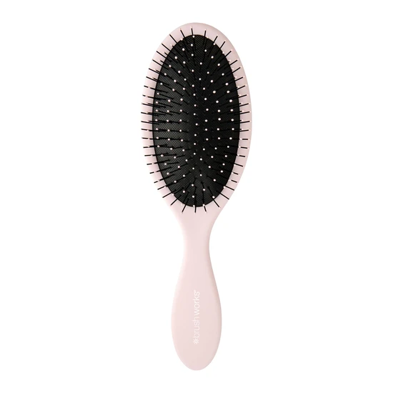 Brushworks Oval Detangling Hair Brush Pink